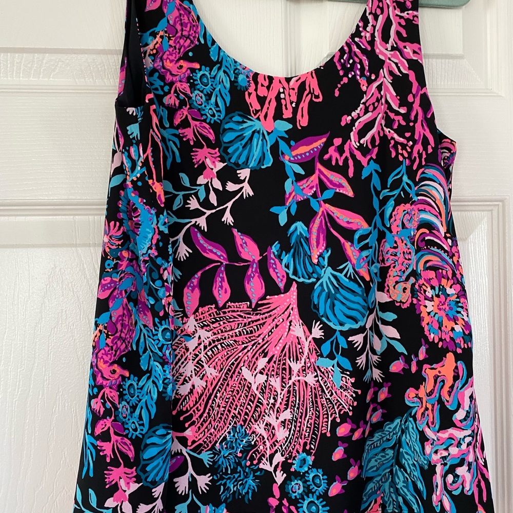 Lilly Pulitzer Florin Sleeveless Scoop Neck XS Twilight Coral